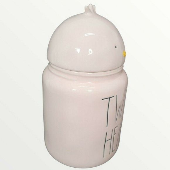 Rae Dunn Easter LL TWEET HEART Pink Canister Top - Picture 4 of 10
